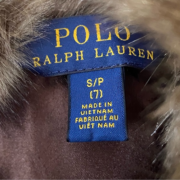POLO Ralph Lauren Faux Fur Vest Size S - Picture 7 of 11